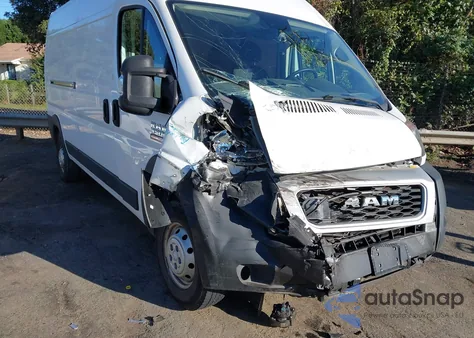 2021 Ram Promaster 3500 High Roof 159 Wb z USA, uszkodzony, nr VIN 3C6MRVHG8ME558432